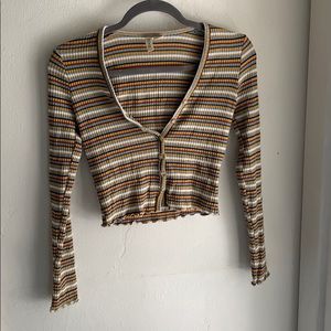 cropped cardigan